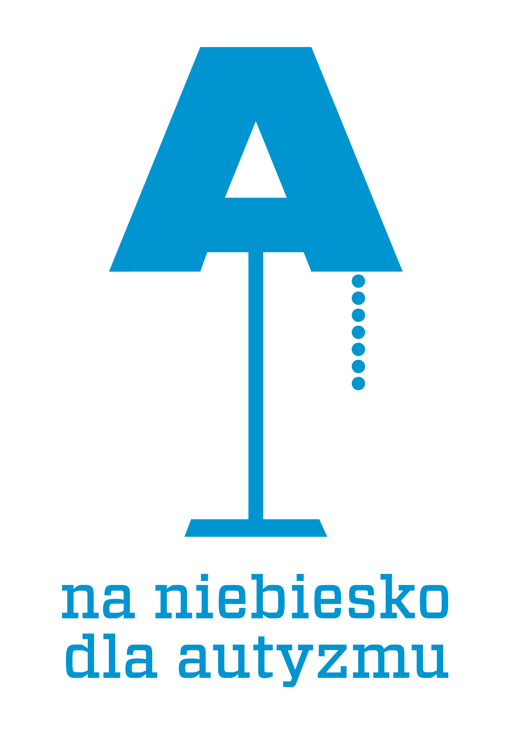 logo na niebiesko dla autyzmu